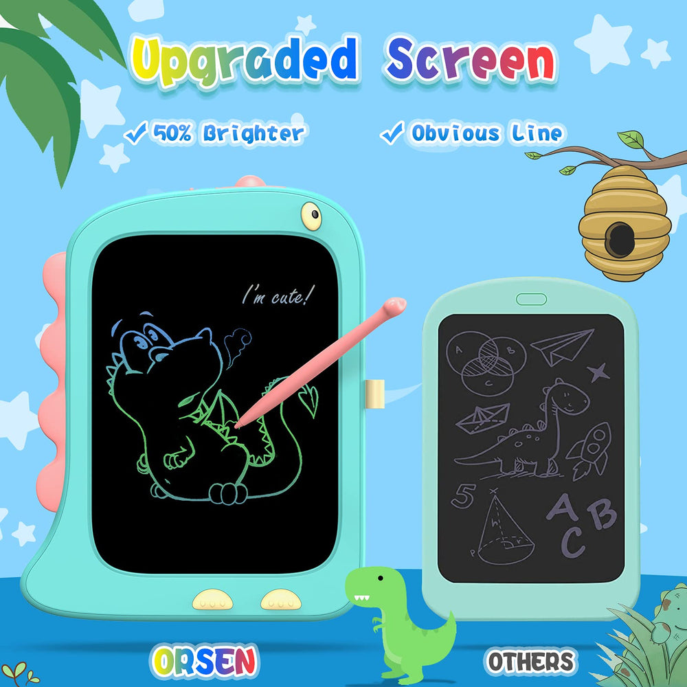 ORSEN dinosaur toy learning aid sparks imaginative play and early writing practice.