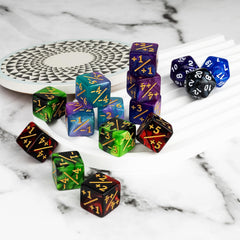 ORUNI 20mm D20 dice for precise life and damage checks.
