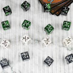 ORUNI durable polyresin counters resist wear for long gaming sessions.