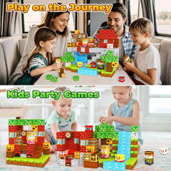 ORZbb magnetic blocks travel-friendly with storage bag for on-the-go fun