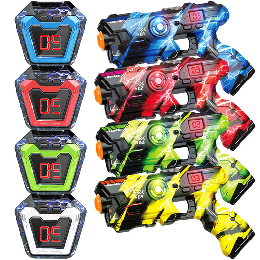OSALON laser tag guns 4-set ready for outdoor fun and teamwork.