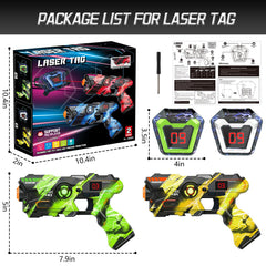 OSALON laser tag guns multi-color teams promote friendly competition