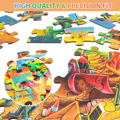 OSBOO thick cardboard pieces endure playtime