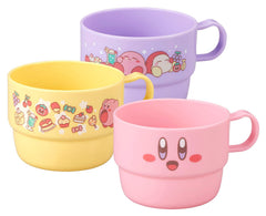 OSK Kirby's Dream Land 3 stackable mugs in action for compact storage