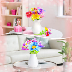 Osllate DIY flower assembly promotes hands-on creativity and motor skills.