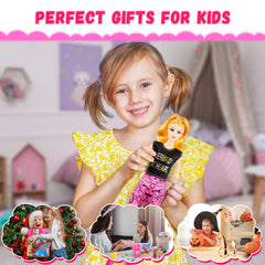Dress-up fun with the Osllate doll horse playset for storytelling.