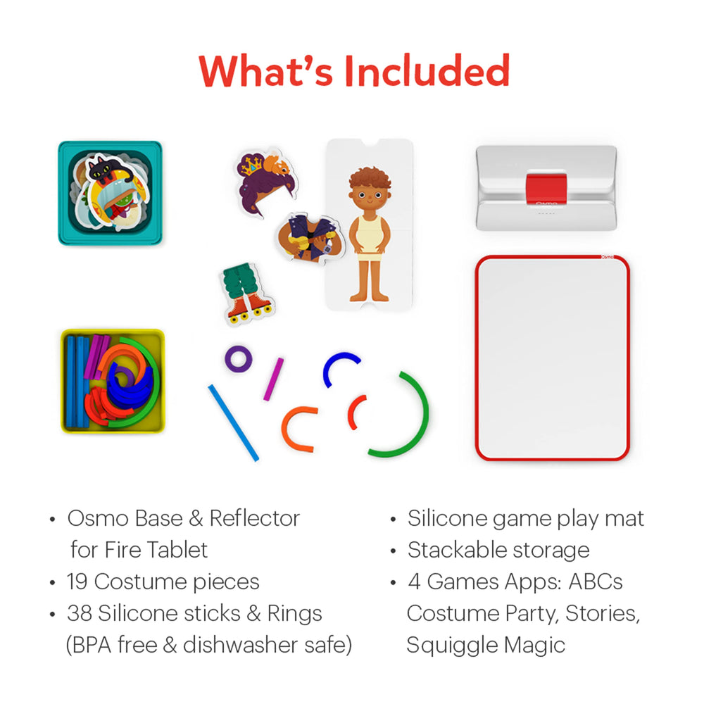 Osmo Fire Tablet Base supports seamless gameplay on compatible tablets