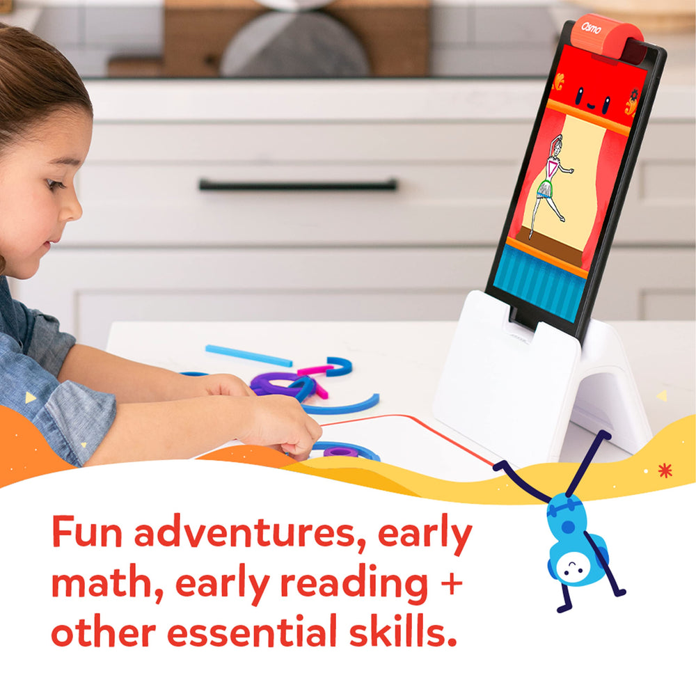 Shape Builder activity from Osmo Little Genius for geometry and color exploration
