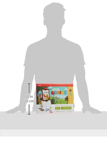 Stackable storage tray organizing Osmo Little Genius game pieces