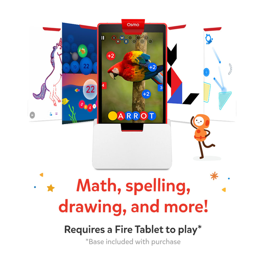 Osmo Tangram pieces for solving spatial puzzles with tactile play