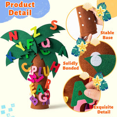 OSNIE felt leaves 21×8 cm ready for learning activities.