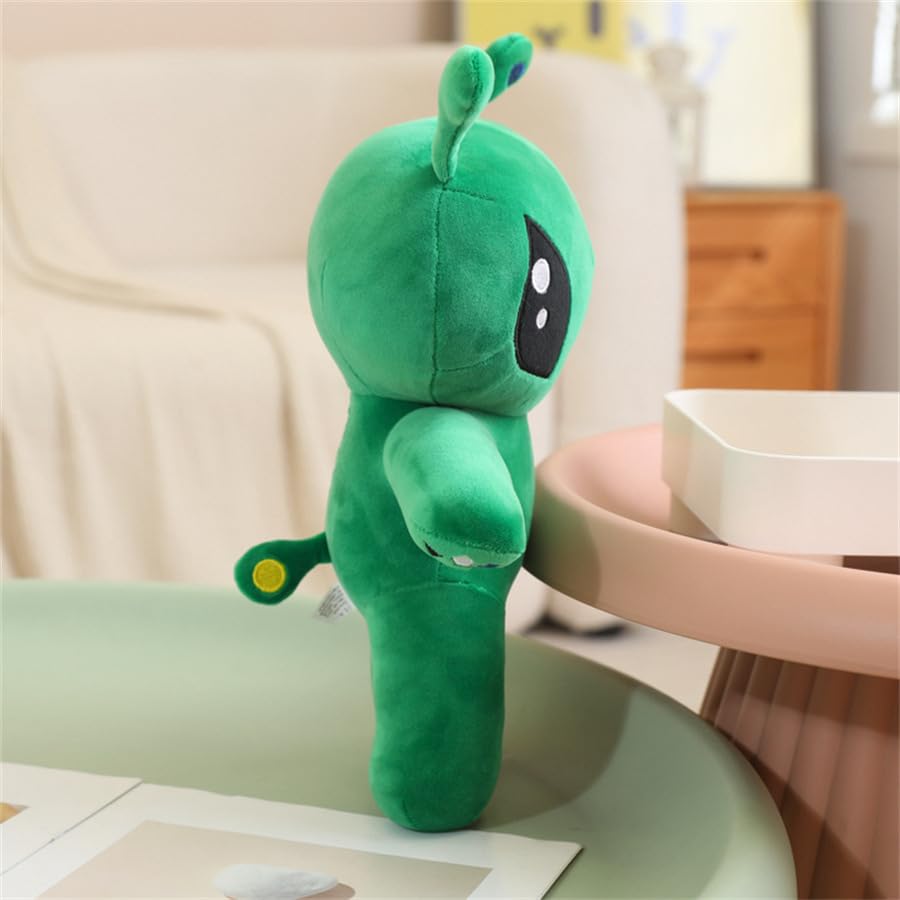 OSOCU green plush with soft fabric, perfect for bedtime hugs and display.
