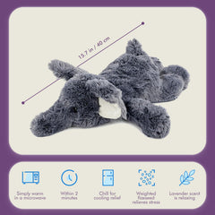 OSOCU grey elephant ideal for relaxation at home or office.