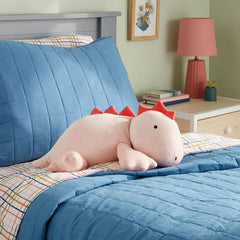 OSOCU weighted Stegosaurus plush side view for calm, comfy snuggles