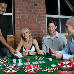 Osonm Las Vegas style party decor idea for birthdays or game nights