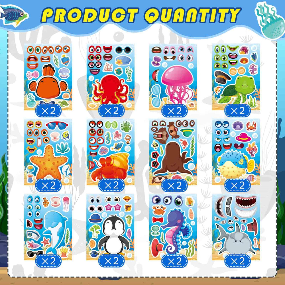 OTAITY jellyfish sticker with vivid colors inspires decoration and storytelling activities