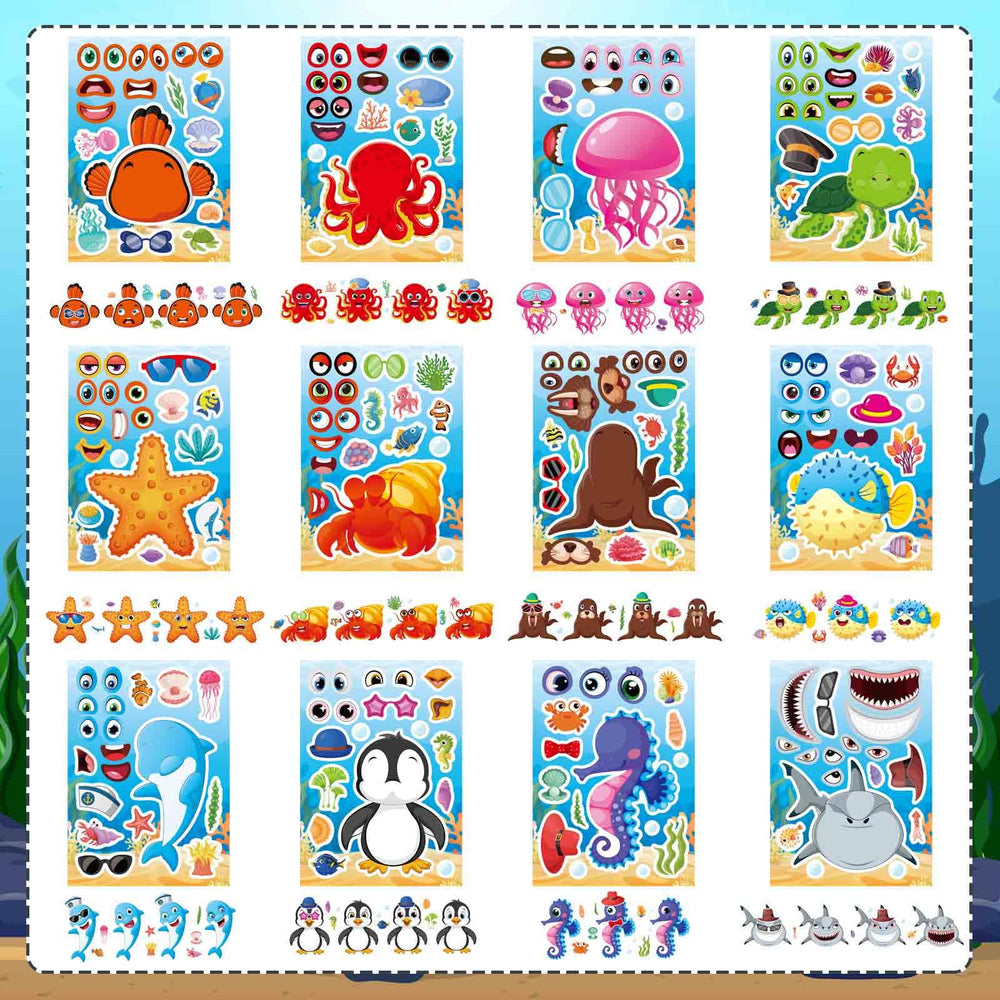 OTAITY ocean sticker octopus image supports hands-on learning and creative play