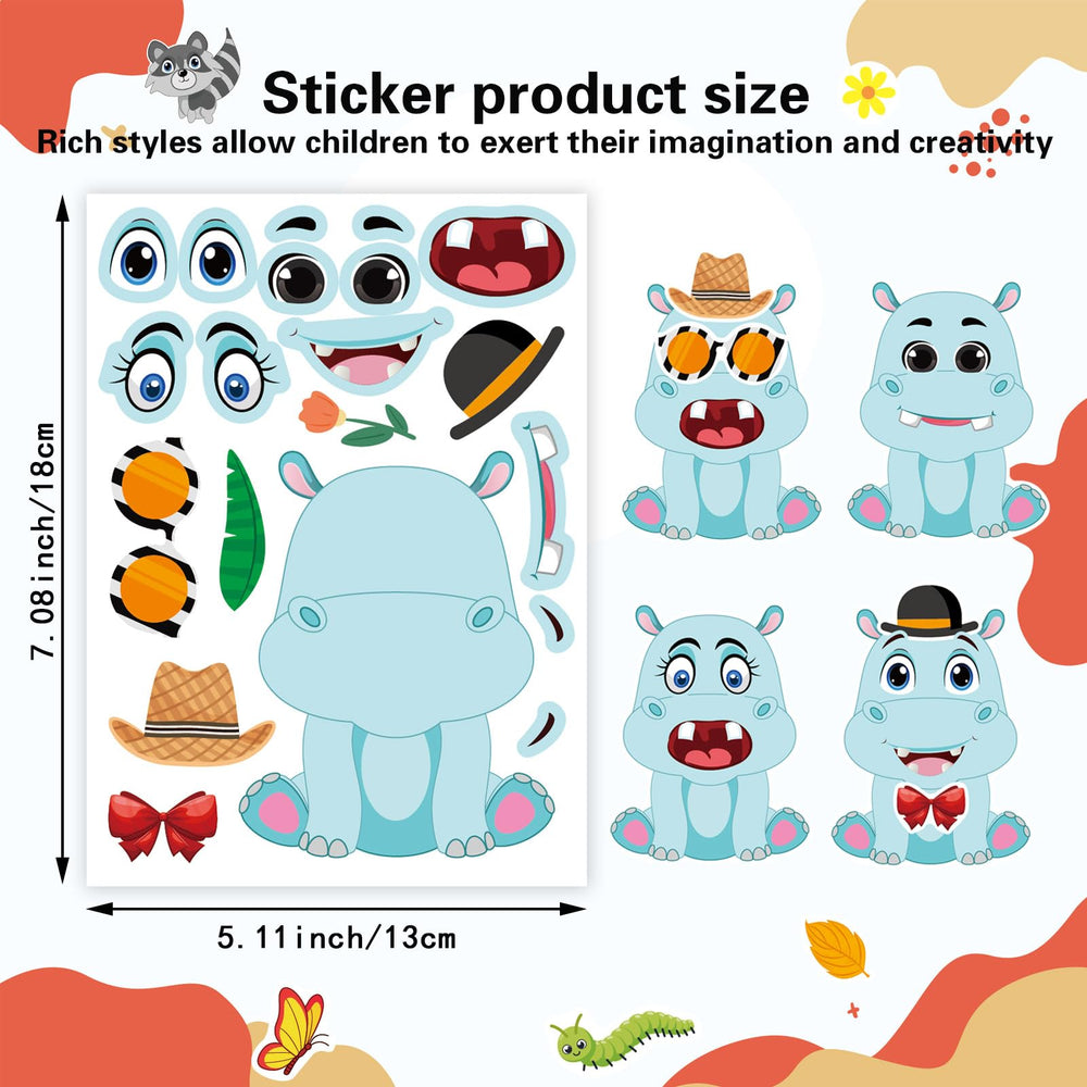 OTAITY face stickers eyebrows designs add character to custom sticker faces.