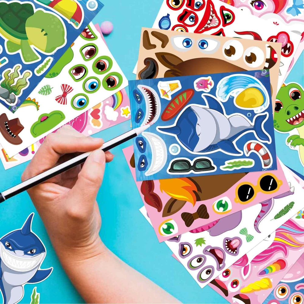 OTAITY Make a Face Stickers for kids crafts: versatile sheets for DIY projects and celebrations