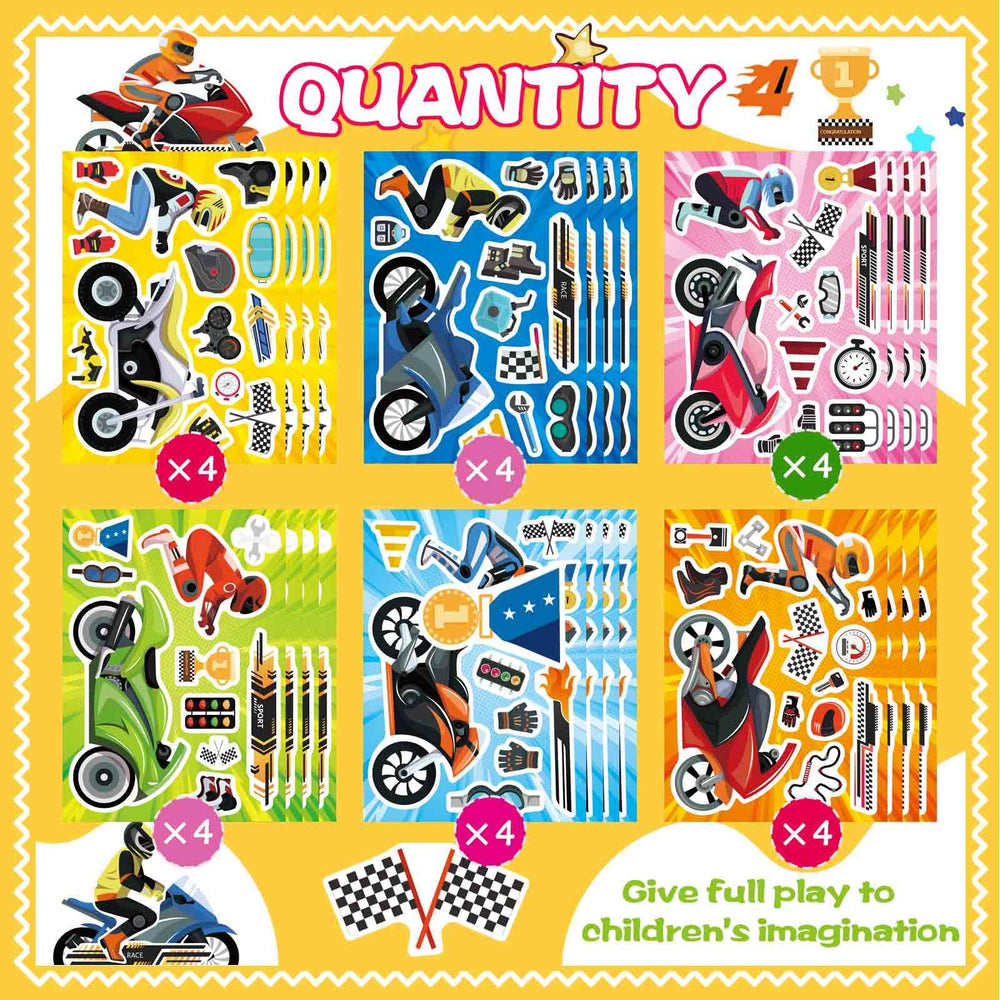 OTAITY self-adhesive designs are easy to apply and reposition on crafts.