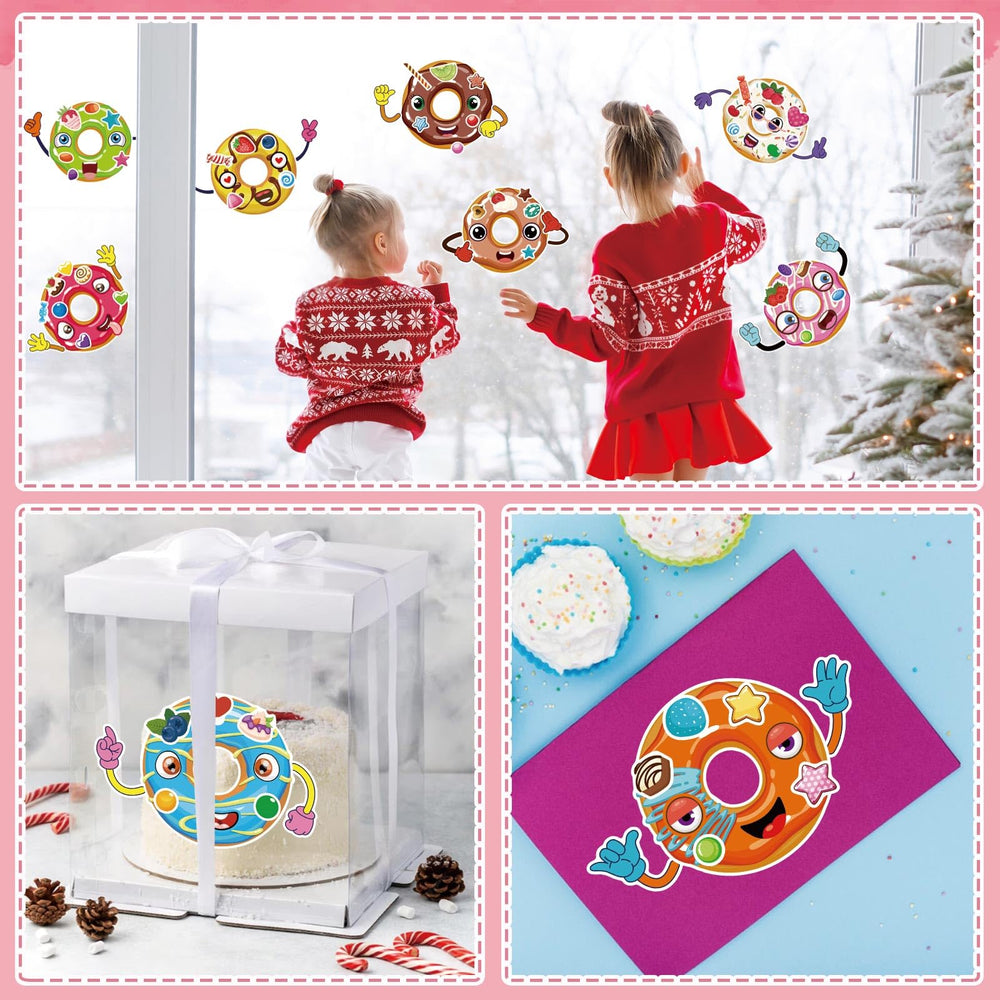 OTAITY donut-stickers great gift accents for cards and handmade gifts.