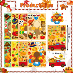 OTAITY turkey stickers imaginative designs spark holiday themed creativity.