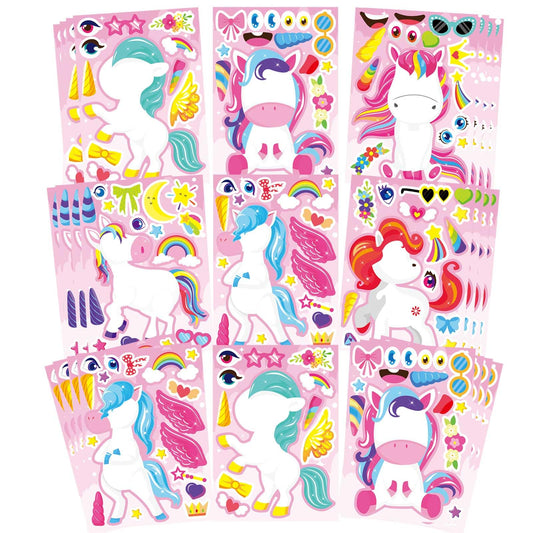 OTAITY unicorn stickers 24-sheets package for kid crafts and creative fun.