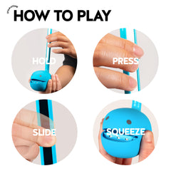 Otamatone Blue stem play shows expressive pitch variation for casual jams.