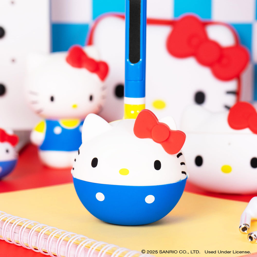 Otamatone Classic Hello Kitty kid-friendly design encouraging sing-alongs and creativity.