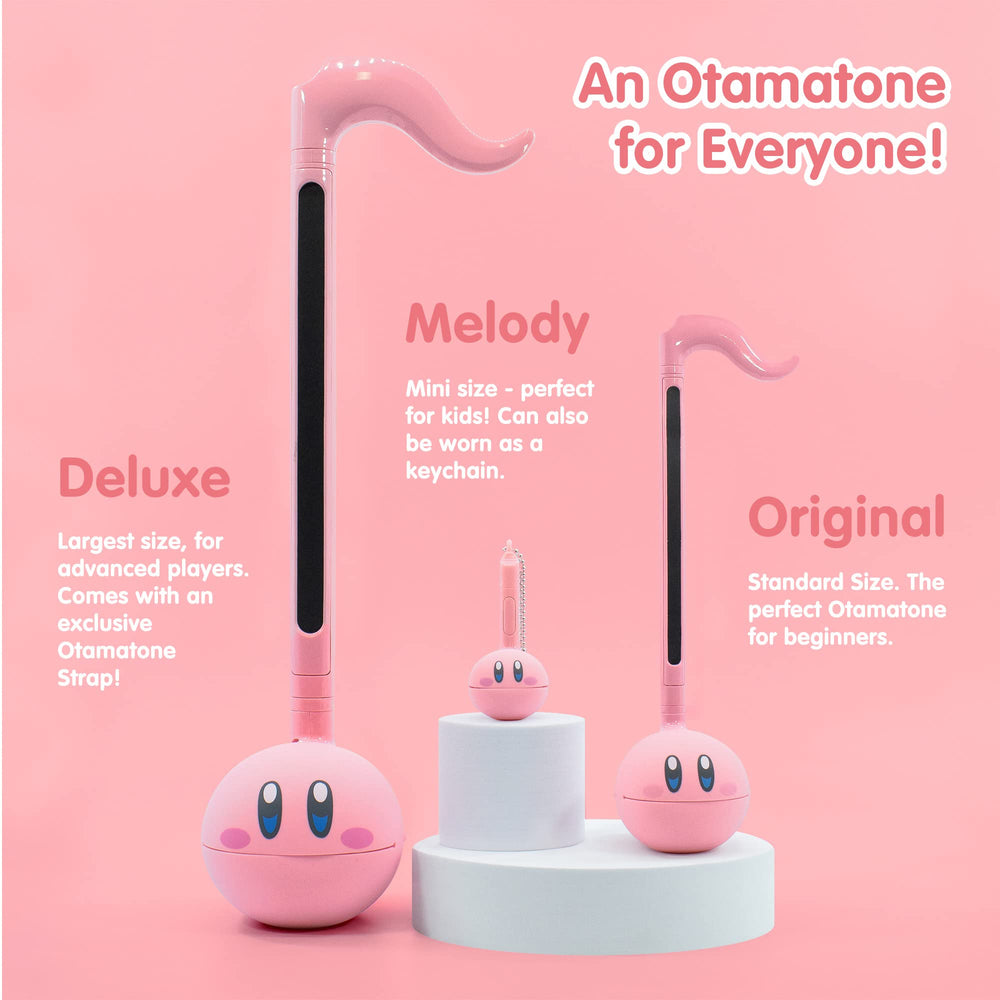 Otamatone Kirby Pink Star Hero on stage for group jams with friends.