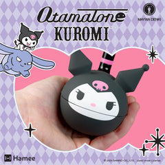 Otamatone Kuromi cheek squeeze action captures vibrato feature.