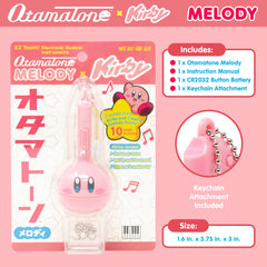 Otamatone Melody Kirby Edition keychain attachment adds portable musical fun.