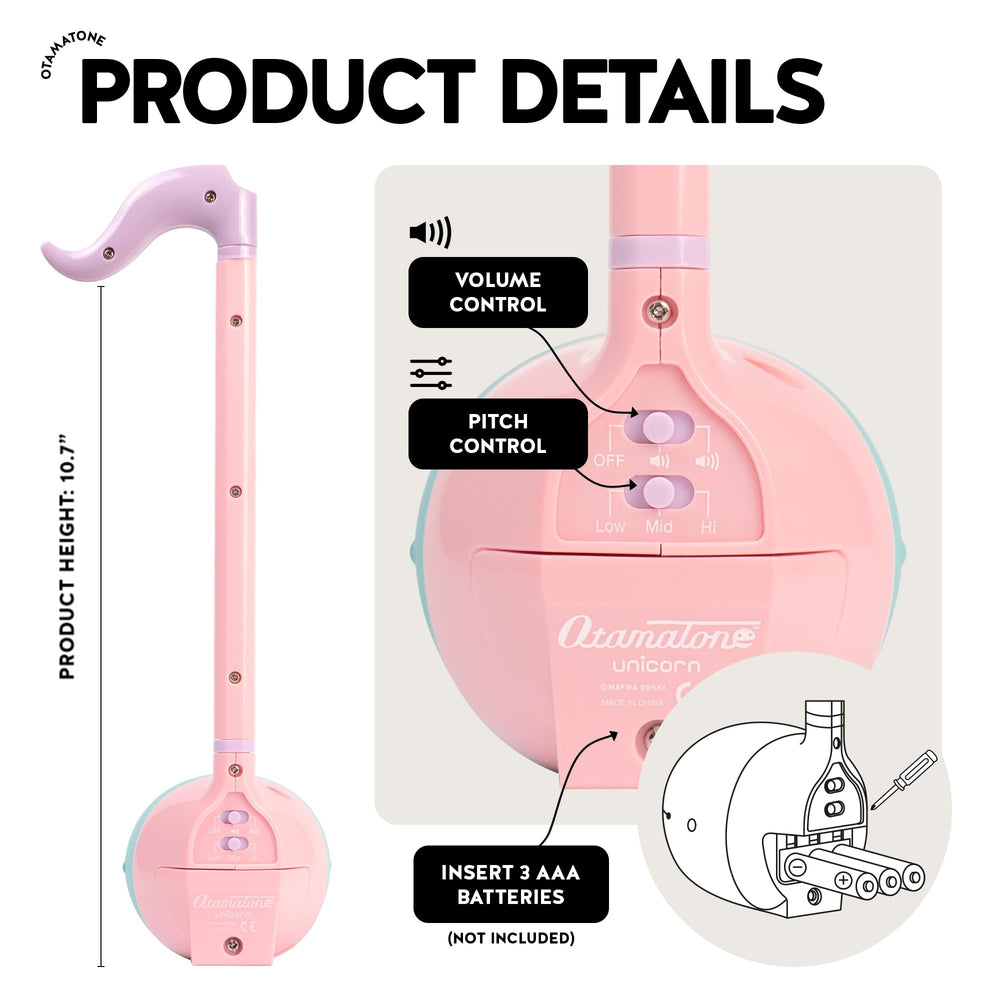 Otamatone portable travel size ideal for music practice anywhere.