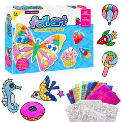 OTAOD Foil Art Kit box showing the complete mess-free craft set
