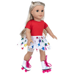 OTMOON headband set offers versatile styling for 18-inch dolls.