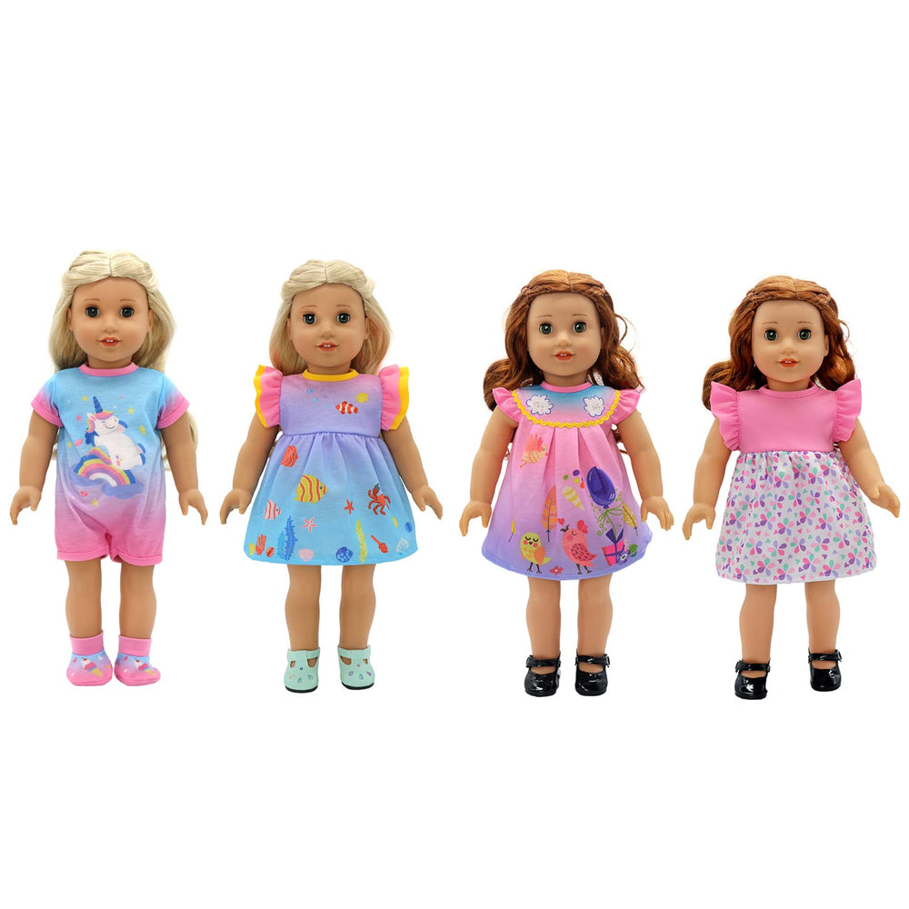 OTMOON doll dress set - durable fabrics hold up to playtime.