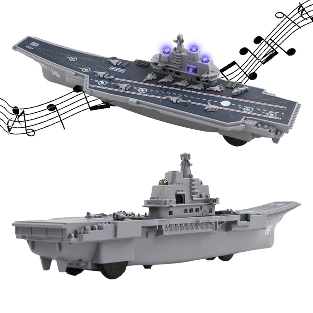 OTONOPI aircraft carrier with rotating radar enhances realism for room display.