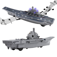 OTONOPI aircraft carrier with rotating radar enhances realism for room display.
