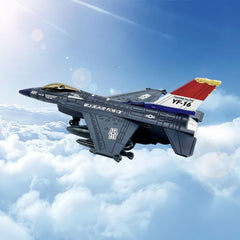 OTONOPI diecast jet blue model emphasizes durable construction for rough play.