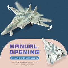 OTONOPI fighter-jet white plane for precise build-and-collect excitement.