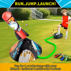 Otoseth rocket launcher stand ready for adjustable launch height and backyard thrills