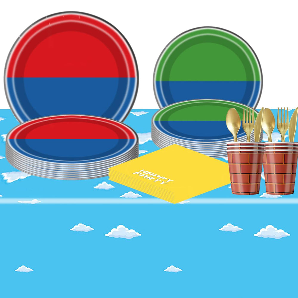 OU RUI Super Brother banner decor brightens the party space