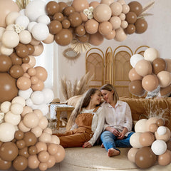 Ouddy Life 10in balloons show double stuffing idea for visual interest