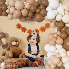 Ouddy Life 12in balloons in neutral tones ideal for cohesive party themes