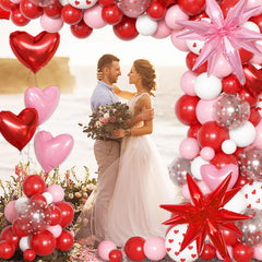 Ouddy Life 5in Valentines balloons offer small accents for detail.