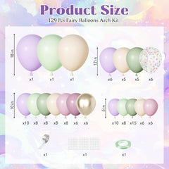Ouddy Party 10- and 5-inch balloons create depth with rich pastel color.