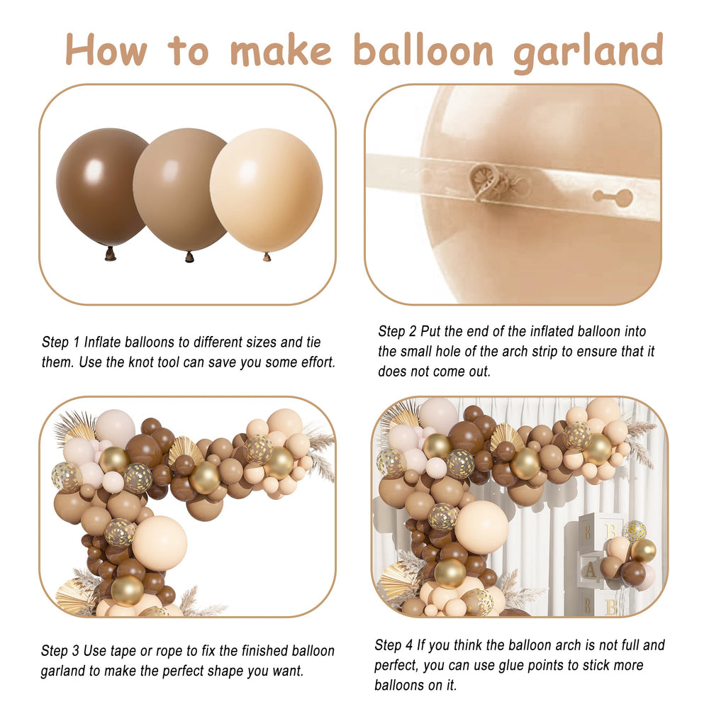 Ouddy Party 10in ivory balloon enhances light neutral backdrop