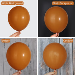 Ouddy Party burnt orange 5in balloons for delicate accents