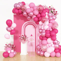 Ouddy Party 12in pastel pink balloons add soft, elegant tones to celebrations.