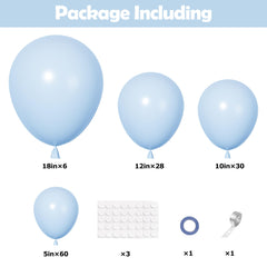 Ouddy Party 18in balloons for bold 6-piece set, great for centerpieces